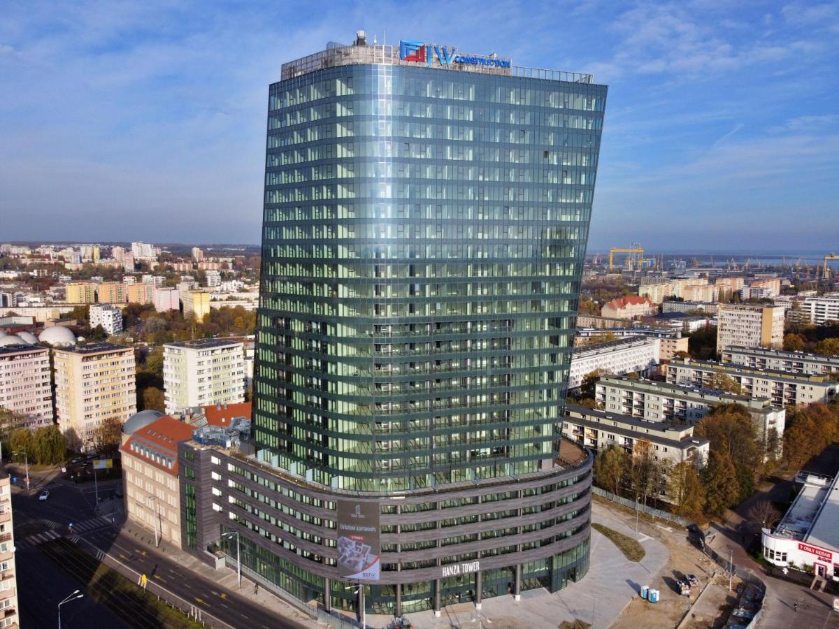 Hanza Tower - Luxurious Apartment 60M2 - 15Th Floor City View Szczecin Zewnętrze zdjęcie