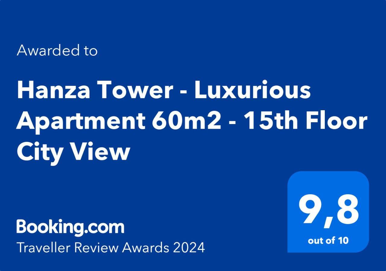 Hanza Tower - Luxurious Apartment 60M2 - 15Th Floor City View Szczecin Zewnętrze zdjęcie